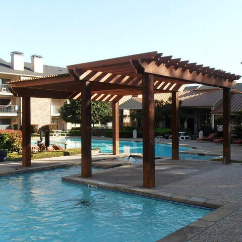 Outdoor structures - Dual level arbor