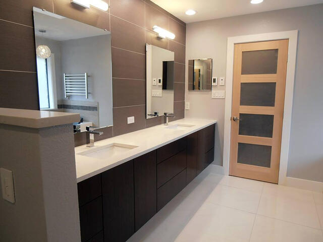 Custom bathroom remodeling